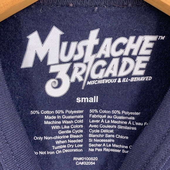 Moustache Brigade Color Block Sweatshirt Small - Picture 3 of 3